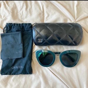 Chanel cat eye sunglasses